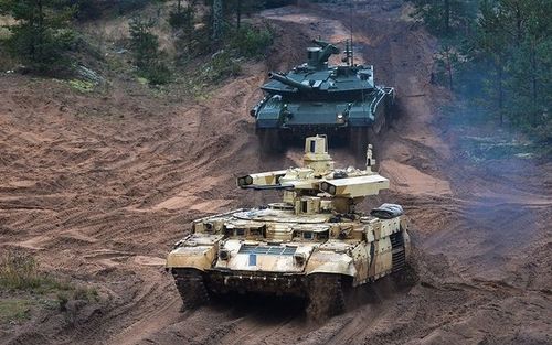 Т-90М и БМПТ